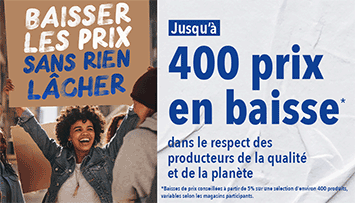 On baisse nos prix, pas nos exigences On baisse nos prix, pas nos exigences