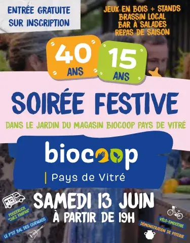 Banniere soirée festive 