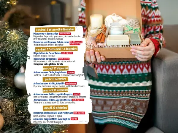 Programme des animations et dégustations de décembre 🎄