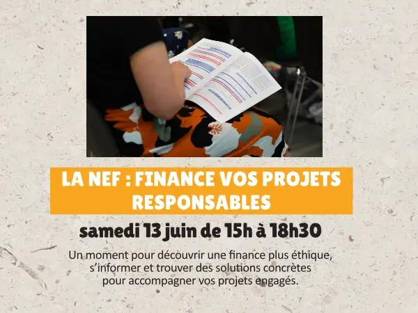 15ᵉ anniversaire : La Nef - La banque saine et transparente