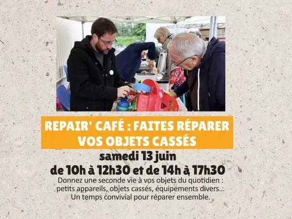 15ᵉ anniversaire : Faites réparer vos objets cassés
