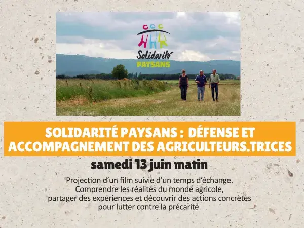 15ᵉ anniversaire : Solidarité Paysans 