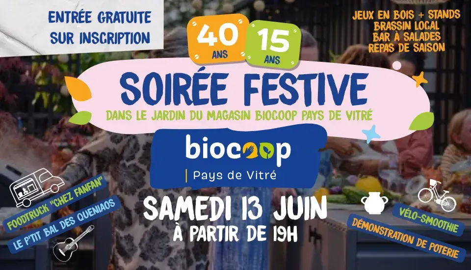 Banniere soirée festive 